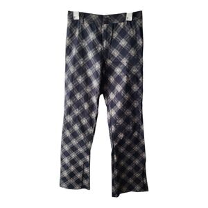 Motel rocks plaid flared trousers Womens Size‎ M